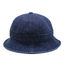 bowknot bucket hat Denim summer sun hat for kids baby girl shenzhen oem